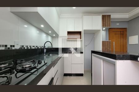 Cozinha  de apartamento à venda com 2 quartos, 54m² em Bangú, Santo André