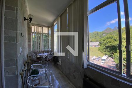 Varanda - Quarto 1 e 2 de apartamento à venda com 3 quartos, 100m² em Laranjeiras, Rio de Janeiro