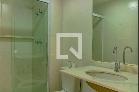 Banheiro de apartamento para alugar com 1 quarto, 26m² em Mirandópolis, São Paulo