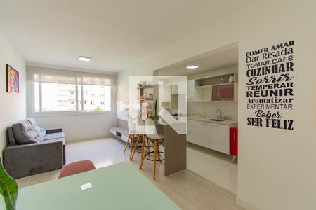 Sala de apartamento para alugar com 2 quartos, 68m² em Marechal Rondon, Canoas