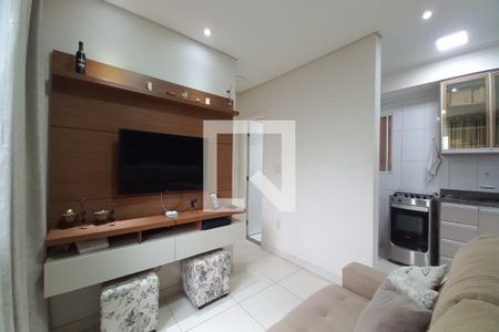 Sala de apartamento à venda com 2 quartos, 57m² em Parque Fazendinha, Campinas