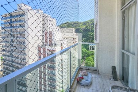 Varanda de apartamento para alugar com 3 quartos, 90m² em Barra Funda, Guarujá