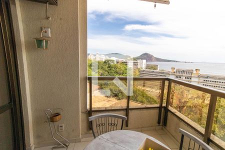 Varanda da Sala de apartamento para alugar com 1 quarto, 65m² em Gragoatá, Niterói