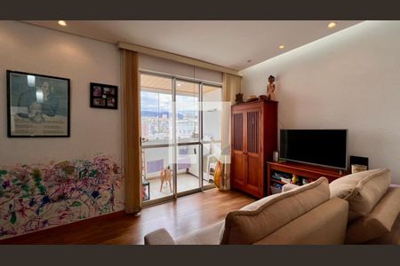 sala  de apartamento à venda com 3 quartos, 75m² em Santa Tereza, Belo Horizonte