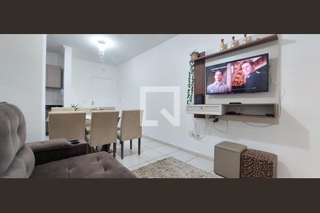 Sala de apartamento à venda com 2 quartos, 70m² em Vila Curuçá, Santo André