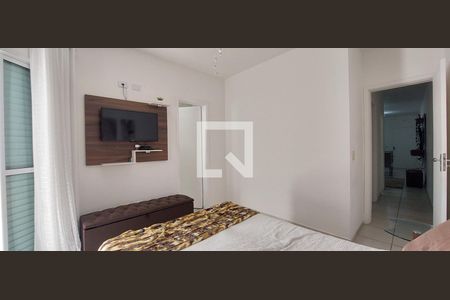 Quarto 1 suíte de apartamento à venda com 2 quartos, 70m² em Vila Curuçá, Santo André