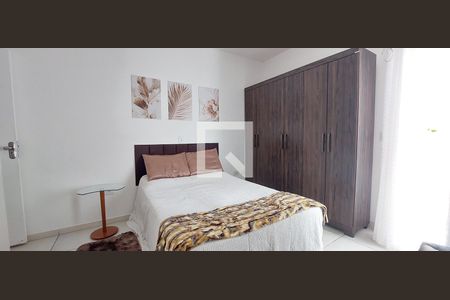 Quarto 1 suíte de apartamento à venda com 2 quartos, 70m² em Vila Curuçá, Santo André