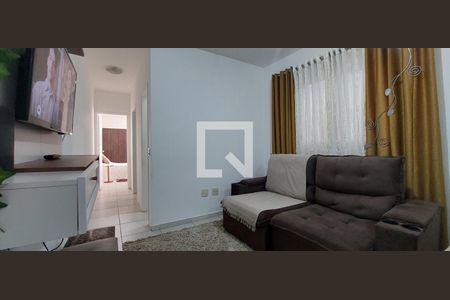 Sala de apartamento à venda com 2 quartos, 70m² em Vila Curuçá, Santo André