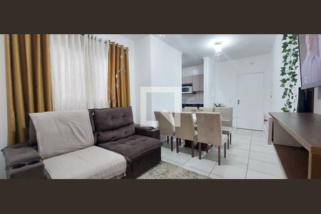 Sala de apartamento à venda com 2 quartos, 70m² em Vila Curuçá, Santo André