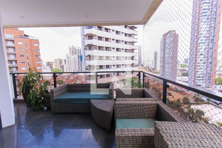 Varanda de apartamento à venda com 4 quartos, 350m² em Vila Gomes Cardim, São Paulo