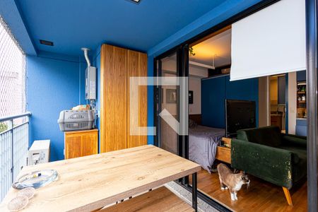 Varanda de kitnet/studio à venda com 1 quarto, 35m² em Bela Vista, São Paulo