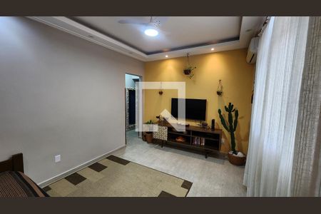 Sala de apartamento para alugar com 2 quartos, 70m² em Macuco, Santos