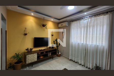 Sala de apartamento para alugar com 2 quartos, 70m² em Macuco, Santos