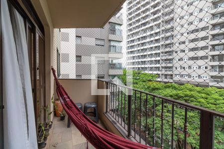 Varanda da Sala de apartamento à venda com 4 quartos, 146m² em Butantã, São Paulo