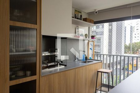 Sala/Cozinha de apartamento para alugar com 3 quartos, 149m² em Perdizes, São Paulo