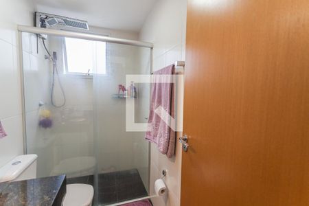 Banheiro da Suíte de apartamento à venda com 3 quartos, 87m² em Cidade Nova, Belo Horizonte