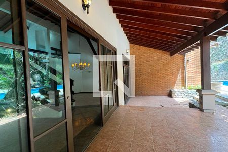 Varanda da Sala de casa de condomínio para alugar com 4 quartos, 583m² em Residencial Zero (tambore), Santana de Parnaíba