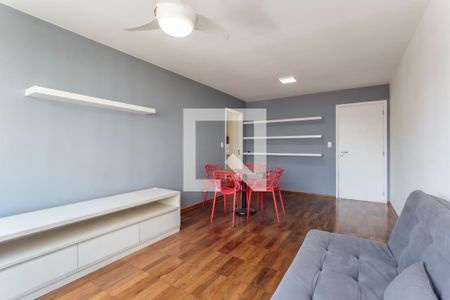 Sala de apartamento à venda com 3 quartos, 105m² em Moema, São Paulo