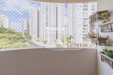 Varanda da Sala de apartamento para alugar com 1 quarto, 110m² em Jardim Apolo, São José dos Campos