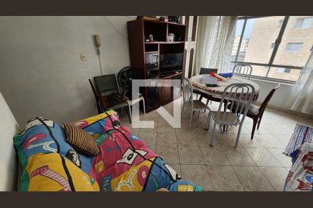 Sala de apartamento para alugar com 1 quarto, 50m² em José Menino, Santos