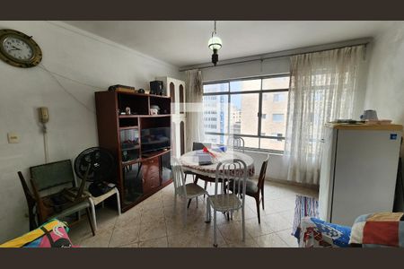 Sala de apartamento para alugar com 1 quarto, 50m² em José Menino, Santos