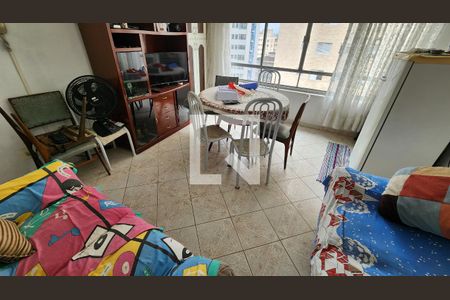 Sala de apartamento para alugar com 1 quarto, 50m² em José Menino, Santos