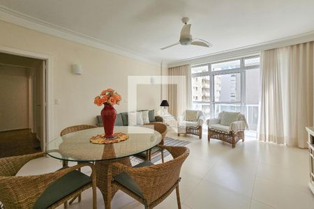 Sala de apartamento para alugar com 4 quartos, 106m² em Pitangueiras, Guarujá