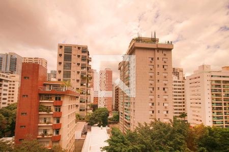 Vista  de kitnet/studio para alugar com 1 quarto, 35m² em Lourdes, Belo Horizonte