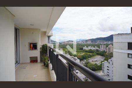 Varanda da Sala de apartamento para alugar com 3 quartos, 140m² em Itacorubi, Florianópolis