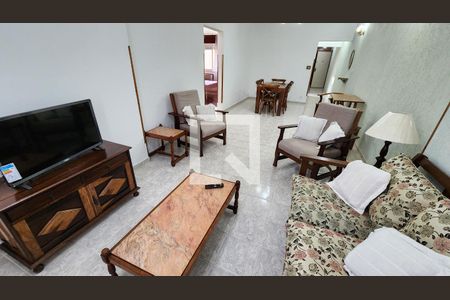 Sala de apartamento para alugar com 2 quartos, 110m² em Embaré, Santos