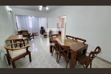 Sala de apartamento para alugar com 2 quartos, 110m² em Embaré, Santos