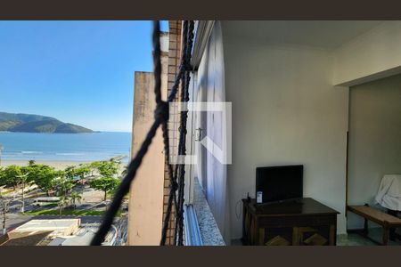 Vista Sala de apartamento para alugar com 2 quartos, 110m² em Embaré, Santos