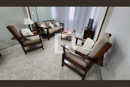 Sala de apartamento para alugar com 2 quartos, 110m² em Embaré, Santos