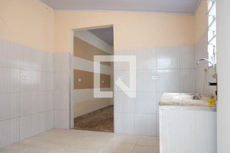 Cozinha de casa para alugar com 1 quarto, 50m² em Catiapoã, São Vicente