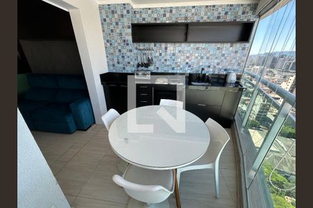 Varanda gourmet de apartamento à venda com 1 quarto, 36m² em Barra Funda, São Paulo