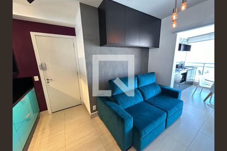 Sala/Cozinha de apartamento à venda com 1 quarto, 36m² em Barra Funda, São Paulo