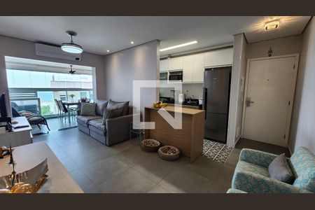 Sala de apartamento para alugar com 2 quartos, 67m² em José Menino, Santos