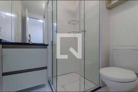 Banheiro de kitnet/studio à venda com 1 quarto, 28m² em Vila Dom Pedro I, São Paulo