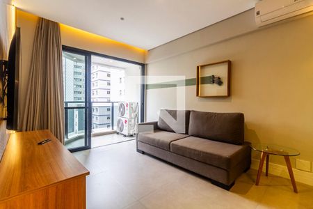 Sala de apartamento à venda com 1 quarto, 45m² em Jardim Paulista, São Paulo