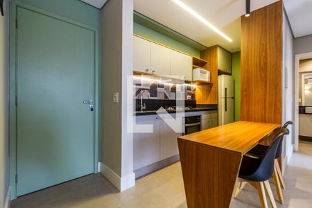 Cozinha de apartamento à venda com 1 quarto, 45m² em Jardim Paulista, São Paulo