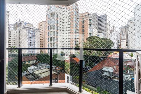 Varanda de apartamento à venda com 1 quarto, 45m² em Jardim Paulista, São Paulo