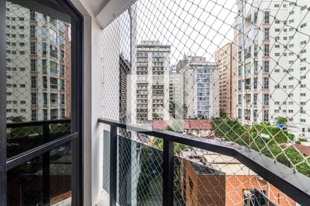 Varanda de apartamento à venda com 1 quarto, 45m² em Jardim Paulista, São Paulo