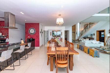 Sala de Jantar de casa à venda com 4 quartos, 400m² em Vila Alpina, Nova Lima