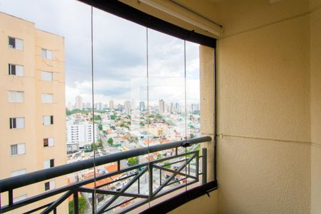 Varanda da sala de apartamento à venda com 3 quartos, 54m² em Vila Leopoldina, Santo André