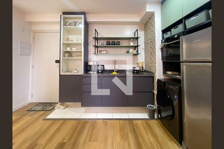 cozinha de apartamento para alugar com 1 quarto, 34m² em Butantã, São Paulo