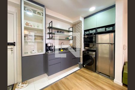 cozinha de apartamento para alugar com 1 quarto, 34m² em Butantã, São Paulo