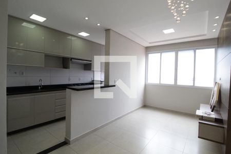 Sala de apartamento para alugar com 2 quartos, 55m² em Aclimação, Uberlândia