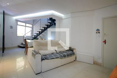 Sala de apartamento para alugar com 4 quartos, 160m² em Buritis, Belo Horizonte