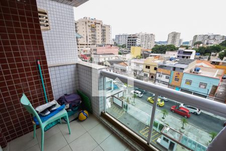 Varanda da Sala de apartamento à venda com 2 quartos, 65m² em Cachambi, Rio de Janeiro