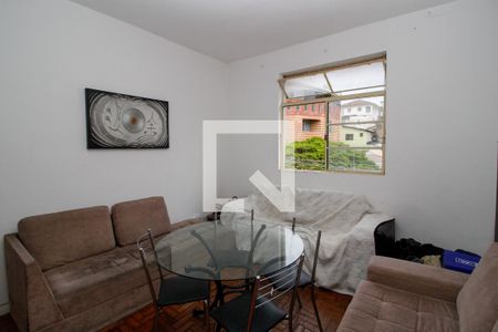 Sala de apartamento à venda com 2 quartos, 58m² em Colégio Batista, Belo Horizonte